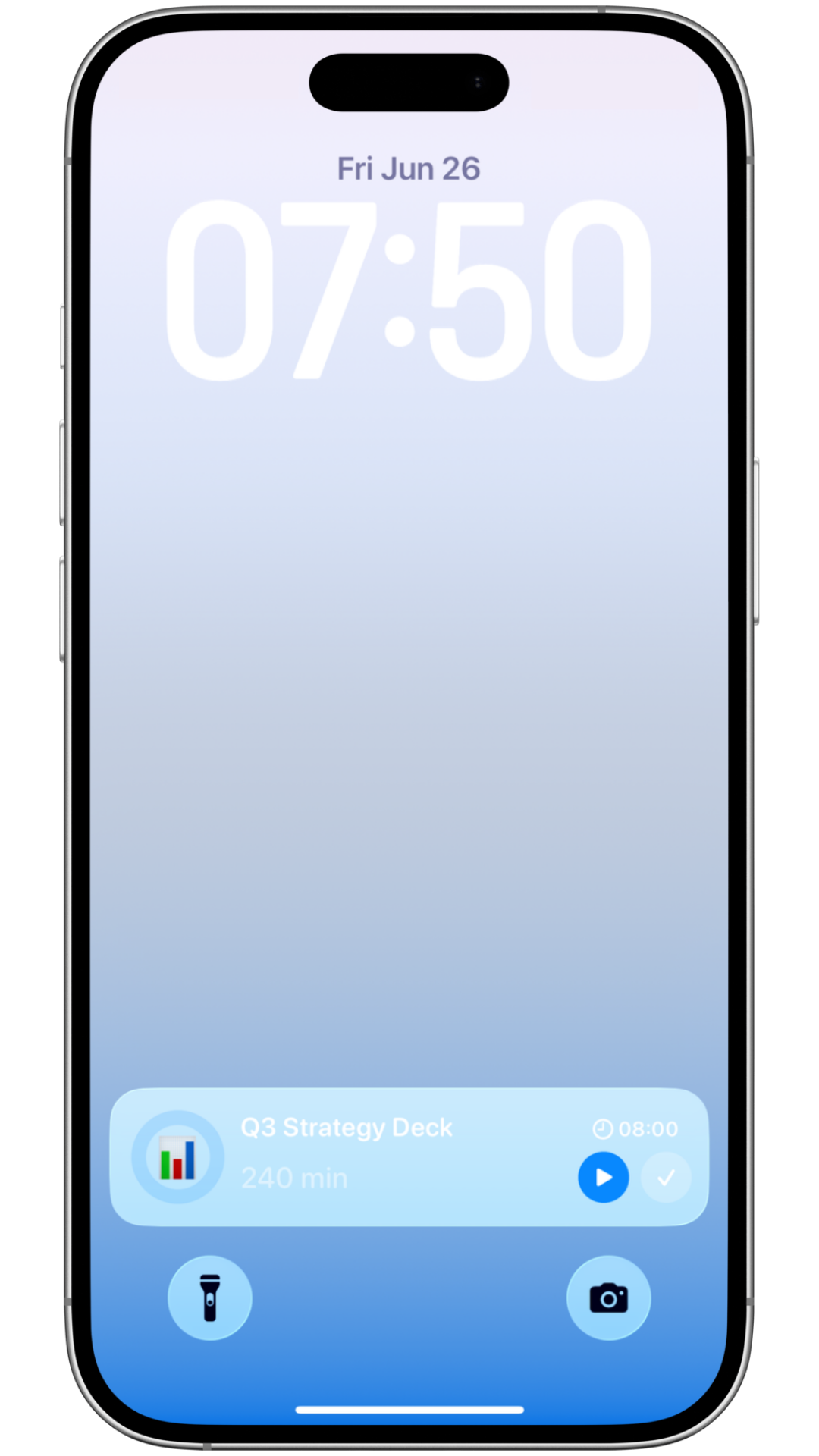 Notification screen